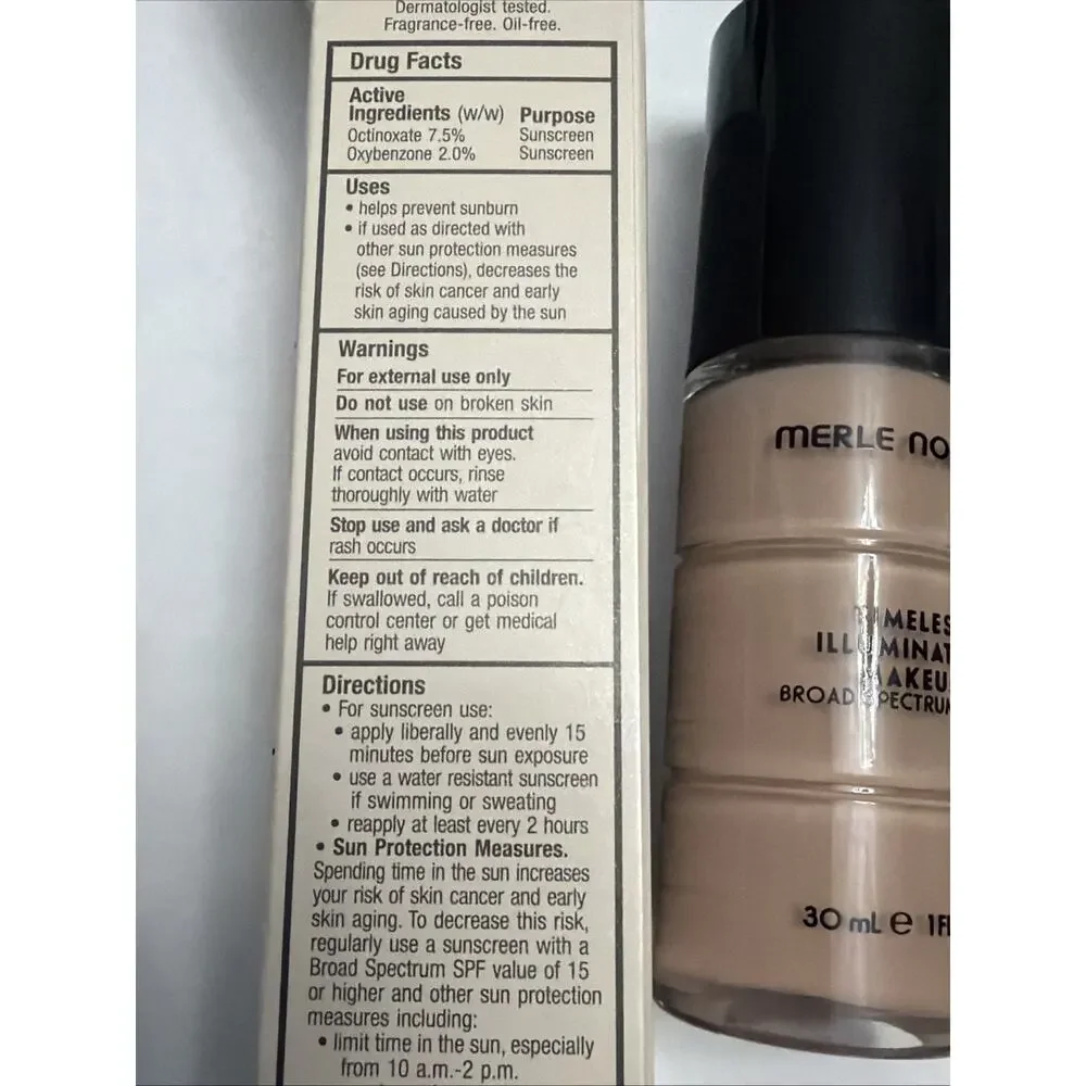 Merle Norman Timeless Foundation..Shade is IVORY..NEW Free shipping Exp 05/ 28